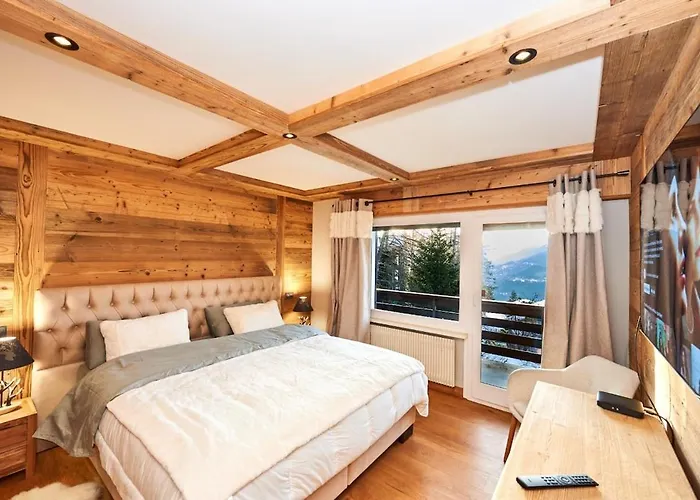 With Fantastic View On Ballesteros Golf And The Mountains Lägenhet Crans-Montana